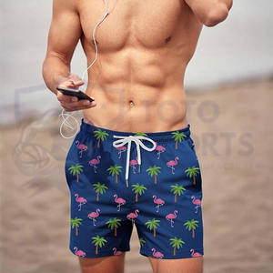 กางเกงว่ายน้ำชายแฟชั่นใหม่มาแรง ทรงสลิมฟิต สวมใส่สบาย ดีไซน์ทันสมัย พิมพ์ลายสวยงาม  รับผลิตตามแบบ  คุณภาพดีจากซัพพลายเออร์ชั้นนำ - Product Image 4