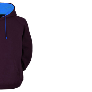 Sudadera con Capucha Morada para Hombre, Corte Regular, Felpa de Algodón, Estilo Casual para Otoño, Diseño con Bolsillos, Manga Raglán - Product Image 4