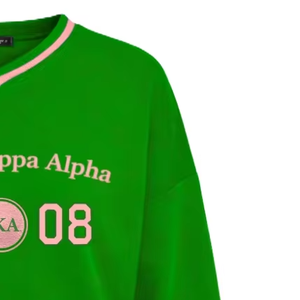 Sweat-shirt Alpha Kapa Alpha Sorority, pull décontracté en coton pour femme, col rond, style universitaire, surdimensionné, jersey brodé, pull de qualité supérieure - Product Image 6