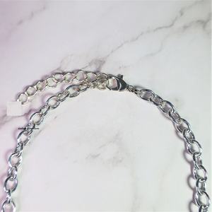 Collar de Moda para Mujer con Cuentas de Resina Azul Facetadas en Amarillo, Diseño Personalizado para Fiestas y Regalos - Product Image 4