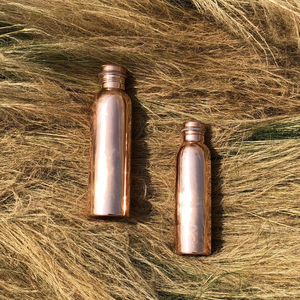 Eco-Friendly Pure Plain Metal <b>Copper</b> <b>Bottle</b> for <b>Drinking</b> Water by blossom craft india - Product Image 3