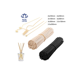 Bâtonnets diffuseurs populaires en rotin naturel faits à la main pour huiles essentielles – Parfaits pour la maison - Product Image 1