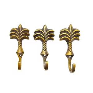 Ganchos de pared metálicos con acabado elegante para baño, toallero, perchero de pared para el hogar. - Product Image 2