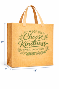 Sac fourre-tout en jute imprimé avec citation motivante, écologique, réutilisable, sac cadeau, logo personnalisé - Product Image 4