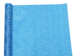 Non Woven Wrapping of Cowberry Rolls 3D <b>Leaves</b> Emboss Printed 11 Colors 75cm(W) x 10m(L) - Product Image 2