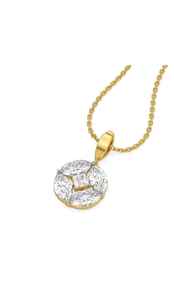 Modern 9 Kt Pure Gold Lab Grown Fancy Diamond Queens Crown Pendant 2.38 Ct E F/VS-VVS Gold Plated Luxury Women's Fine <b>Jewelry</b> - Product Image 2
