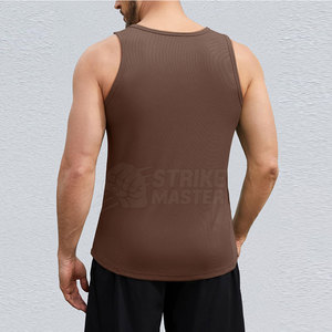 เสื้อกล้ามผู้ชายสำหรับออกกำลังกายและสวมใส่ลำลอง คุณภาพสูง ระบายอากาศได้ดี ผลิตจากผ้าฝ้ายถัก เหมาะสำหรับแฟชั่นฤดูร้อนและสวมใส่สบายทุกวัน - Product Image 6