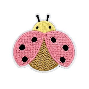 Latest Design Varsity Lady Embroidered Patch Personalized Square Chenille <b>Badge</b> with Custom Brand for Fashion Apparel Decoration - Product Image 2
