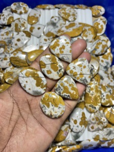 Pierre précieuse en jaspe océanique de qualité supérieure, cabochon non monté, fait main, vente en gros, taille et forme standard, 100% jaspe océanique naturel - Product Image 3