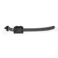 Attaches-câbles Essentra réglables, fixation par vis, noires, nylon 6/6 UL94 HB, sangle de fixation universelle UMS