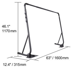 Adjustable Spa Cover Lift for <b>Hot</b> <b>Tubs</b> <b>Bath</b> Hardware Set with 31.5\"-41.3\" Height 57\"-92.5\" Width for Both Sides Installation - Product Image 4