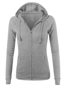 Sweat-shirts et pulls à capuche décontractés pour femmes, en tricot uni, surdimensionnés, avec col zippé, design confortable et sportif pour l'automne et l'hiver, offre ODM - Product Image 3
