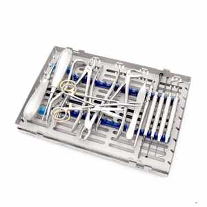 Kit de Instrumentos Quirúrgicos Astrin para Extracción Dental Atraumática, Juego de Instrumentos para Implantes, Acero Inoxidable, Autoclavable, Manual, CE - Product Image 1