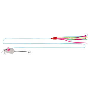 Baguette de jeu de 40 cm avec 2 jouets interactifs pour animaux de compagnie - Product Image 1