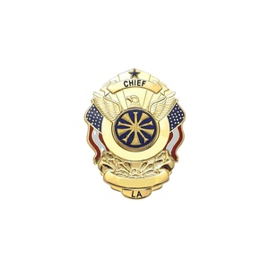 Pins de Solapa de Seguridad 3D Personalizados Directo de Fábrica 2026, Diseño de Logotipo Gratuito, Insignias de Metal Doradas/Plateadas para Uniformes de Seguridad - Product Image 6