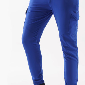 High Quality <b>Lightweight</b> <b>Summer</b> <b>Men's</b> Straight Trouser Solid Color 100% Cotton Breathable Quick Dry Low MOQ - Product Image 4