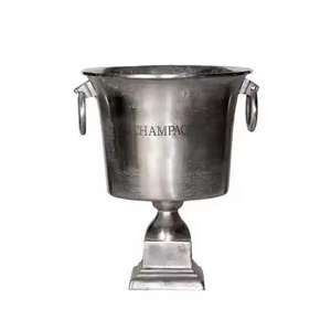 ถังแช่ไวน์อะลูมิเนียมสไตล์วินเทจ ดีไซน์หรูหรา พร้อมหูจับ ราคาประหยัด - Product Image 6