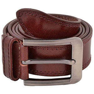 Ceinture en cuir de vache authentique avec boucle carrée, légère et écologique, style minimaliste - Product Image 6