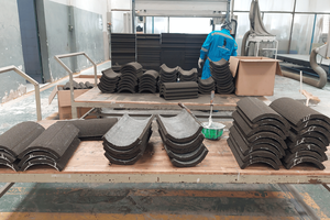 Fabricación en Vietnam de tubos de espuma de vidrio preformados Owens Corning Foamglas, material de aislamiento de vidrio celular. - Product Image 5