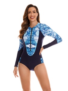 Solid Color <b>Conservative</b> Coverage Women's Swimming Wear Suit One Piece Swimwear with Custom Logo OEM ODM Private Label Full - Product Image 6