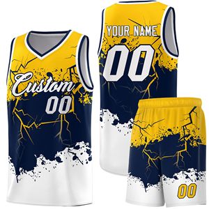 Uniforme de Baloncesto Reversible Personalizado, Logotipo/Nombre/Número Personalizados, Uniforme de Equipo Transpirable de Poliéster - Product Image 5