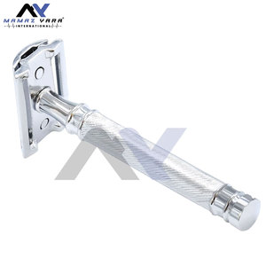 Classic Safety <b>Razors</b> Traditional Heavy Steel Chrome Finish Double Edge Safety <b>Razor</b> Men Shaving Superior Quality Barber <b>Razors</b> - Product Image 2