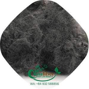 เส้นใยโพลีเอสเตอร์รีไซเคิล Vinafiber 6D SD สีดำ เกรด GRS ทนไฟ ใช้สำหรับแผ่นรองที่นอน ผ้าไม่ทอ - Product Image 5