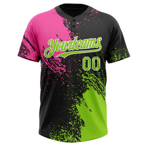 High-quality Baseball Jerseys Wholesale Sewn Fashion Shirts OEM <b>Cheap</b> Logo Softball Jersey - Product Image 5