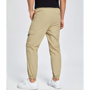 Pantalons de survêtement personnalisés en gros, unis, avec logo, pour hommes, pantalons de sport, cargo, streetwear, pour hommes - Product Image 3