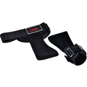 Poignées de Gym en Cuir Durables pour Hommes et Femmes avec Rembourrage Extra Épais pour Tractions, Muscle Ups, Renforcement de la Prise, Entraînements aux Anneaux - Product Image 4