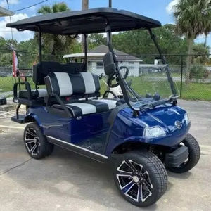 Nuevo Carro de Golf Eléctrico Evolution Classic 4 Pro 2022 - Diseño Moderno de Lujo con Control Remoto y Alcance para 36 Hoyos - Product Image 1