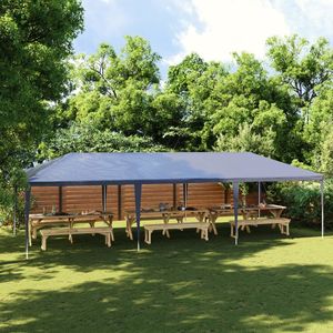 Tenda per Matrimoni ed Eventi in Polietilene Blu Resistente ai Raggi UV 13,1 X 29,5 ft per Eventi all'Aperto - Product Image 1