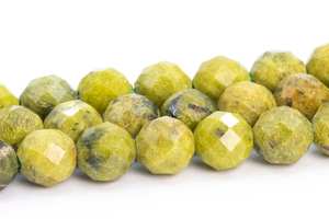 5MM Yellow Green <b>Turquoise</b> <b>Beads</b> Grade Genuine Natural Gemstone Faceted Round Loose <b>Beads</b> Bulk Lot Options - Product Image 6