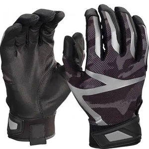Gants de frappe de baseball conçus pour l'entraînement quotidien, avec des panneaux respirants et rembourrés, et un ajustement du poignet pour un swing sûr. - Product Image 6
