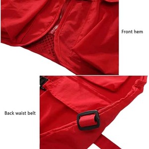 Chaleco de Seguridad de Alta Visibilidad para Hombre, Malla Reflectante Transpirable, Ropa de Trabajo con Múltiples Bolsillos, Cierre de Cremallera, Uso en Exteriores de Verano - Product Image 5