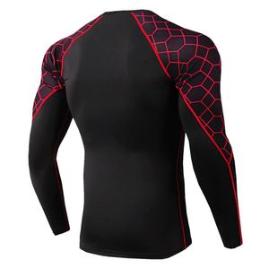 ชุดรัดรูปแขนยาวคุณภาพสูง แห้งเร็ว คอทรงโอ สำหรับออกกำลังกายและว่ายน้ำ พร้อมลายพิมพ์แบบซับลิเมชั่น - Product Image 2