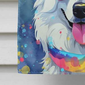 Esquimau américain Hippie Grand poteau de porche Bannière décorative de jardin Suspension murale multicolore Polyester Taille de maison Drapeau de maison - Product Image 4