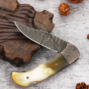 Nuevos Cuchillos Plegables Hechos a Mano de Alta Calidad, Cuchillos Plegables de Acero de Damasco, Herramientas Hechas a Mano - Product Image 5