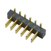 Connecteur de batterie à lame 4-10 broches, pas de 2,5 mm, plaqué or, fiche droite, contact en cuivre pour l'alimentation
