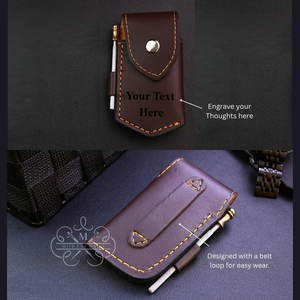 Cuchillas Mortales: Nuevo Cortador de Cigarros de Lujo 2 en 1 de Acero de Damasco, Portátil y al por Mayor - Product Image 6