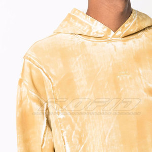 <b>Men</b> Acid Wash Hoodie Heavyweight Cotton Street Style Casual <b>Pullover</b> <b>Mens</b> Acid Wash Hoodie - Product Image 5