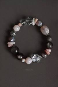 Bracelet en perles de résine mignonnes, fait à la main, élastique, bijoux de mode, cadeau pour femmes et filles - Product Image 5