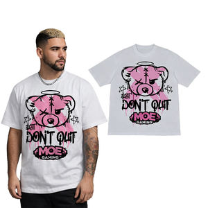 Camiseta Streetwear de 280 GSM, Diseño de Marca, Estilo Y2K, Fabricación de Ropa, 100% Algodón, Proveedores, Camisetas Personalizadas para Hombre y Mujer - Product Image 1