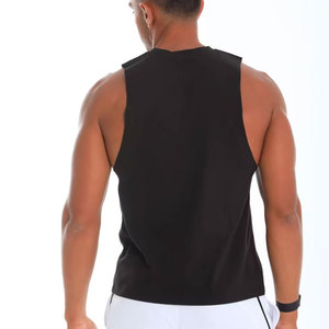 Débardeur de sport pour homme en polyester tricoté respirant de haute qualité, idéal pour la musculation et l'entraînement physique - Product Image 5