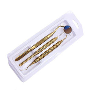 ชุดเครื่องมือตรวจทางทันตกรรมระดับมืออาชีพสำหรับทันตแพทย์และนักศึกษา ชุดดูแลช่องปาก ประกอบด้วยกระจก ที่ตรวจฟัน แหนบ - Product Image 5