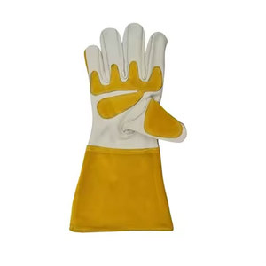 Mens Truck Cow Hide Cowhide Garden Construction PPE <b>Gloves</b> White Split Leather Industrial Safety Labor Working <b>Gloves</b> for <b>Driver</b> - Product Image 5