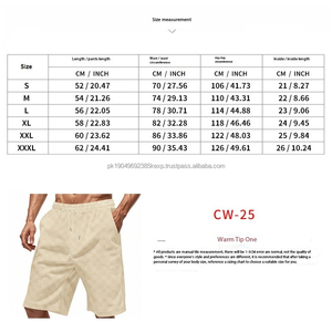 Pantalones cortos de hombre de verano con bordado y logotipo personalizado OEM, pantalones cortos holgados informales de jacquard pesado, superventas - Product Image 2