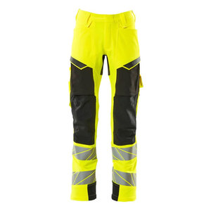 Pantalon de travail confortable et réfléchissant, vêtements de travail, tissu respirant, pantalon de sécurité pour la construction - Product Image 4