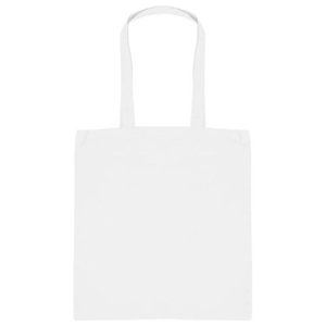 Bolsa de Lona Beige Resistente con Asa para el Hombro, Impresa con Serigrafía, Reutilizable, Promocional para Compras, Pintada a Mano y Personalizada - Product Image 5