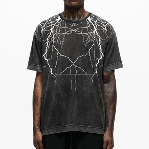 T-shirts Oversize Unisexe 100% Coton Coupe Homme Vintage - Product Image 1